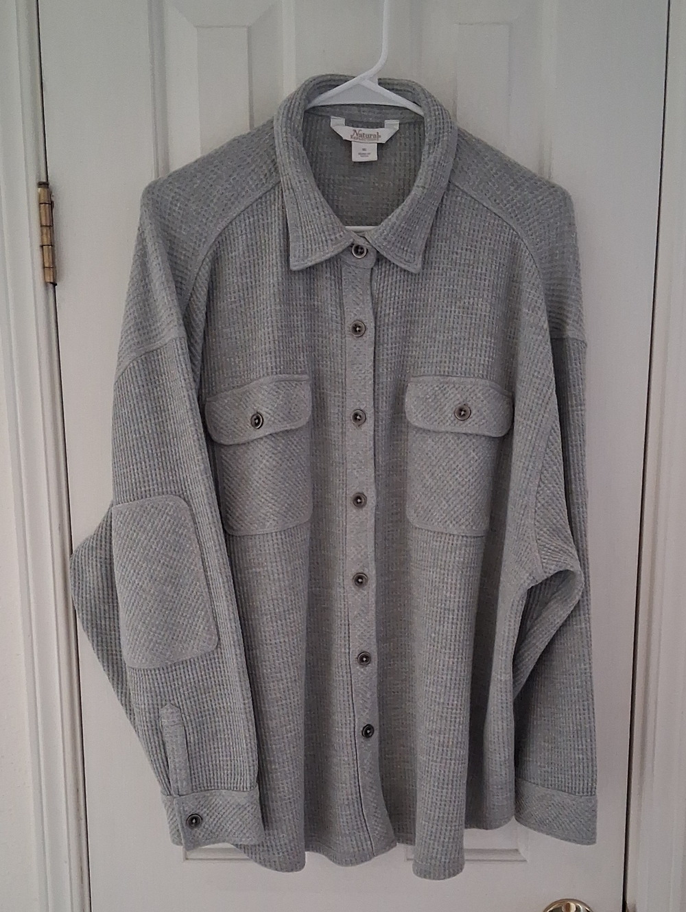 Natural Reflections Button Front Big Shirt XL